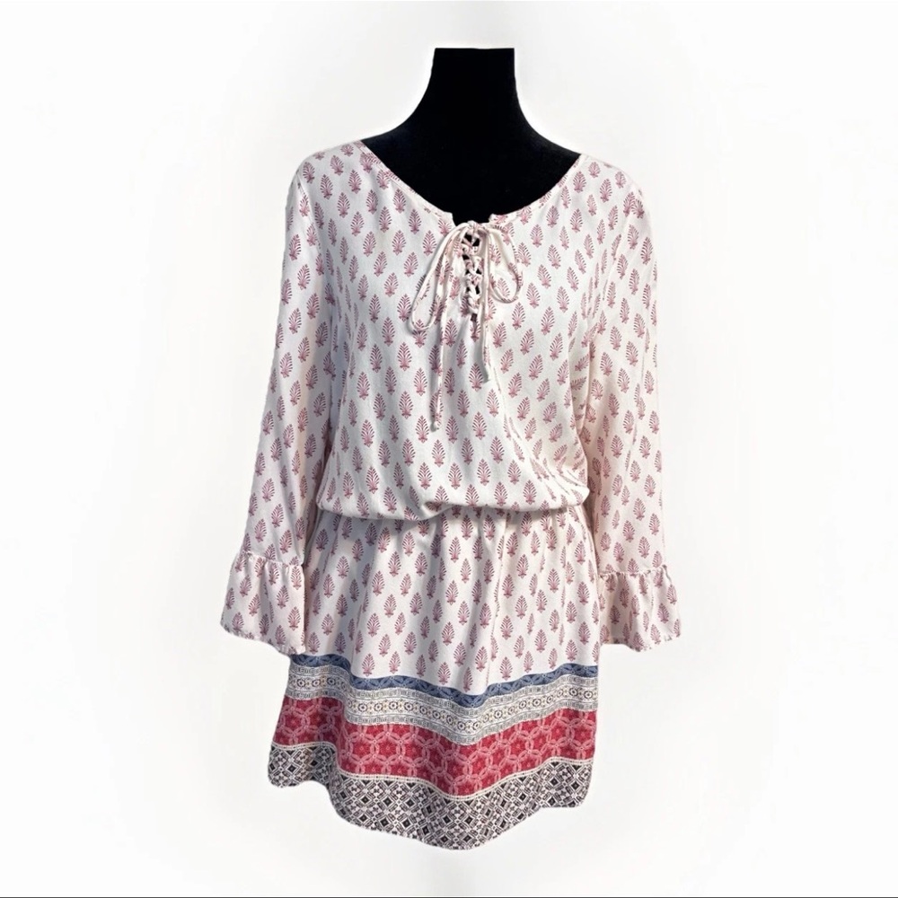 Sanctuary Women's Marrakech Filligree‎ Mini Dress Lined Boho Size Large